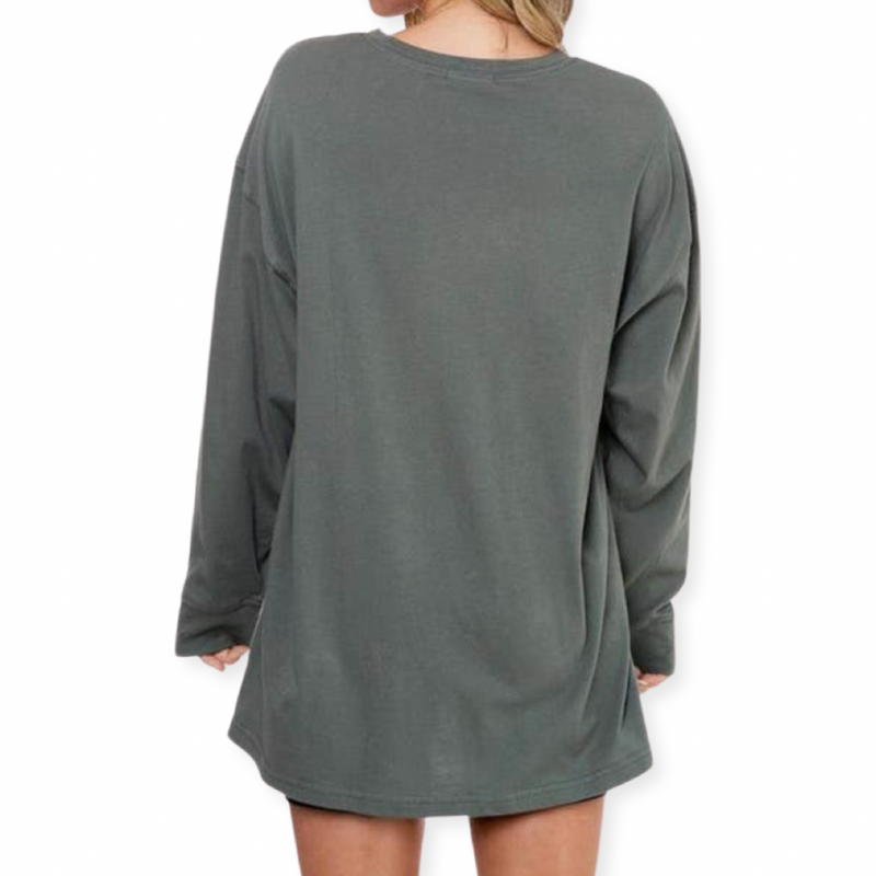 Free Spirit Oversized Long Sleeve Shirt