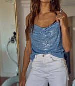 Sequin Cami Top