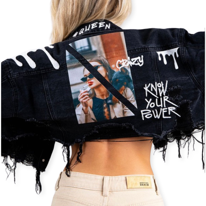 Know Your Power Cropped Jacket